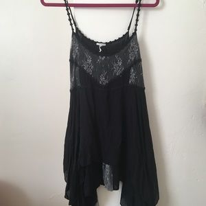 Intimately Free People Black Midi Dress